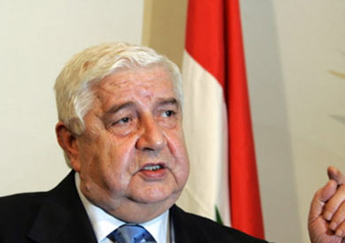 وزير الخارجية السوري وليد المعلم